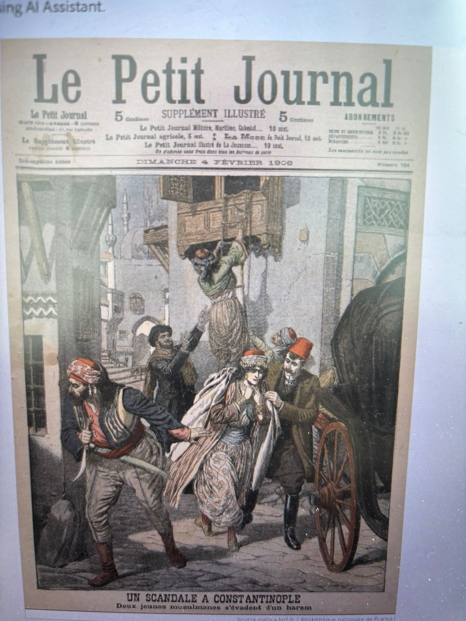 Un Scandal a Constantinople