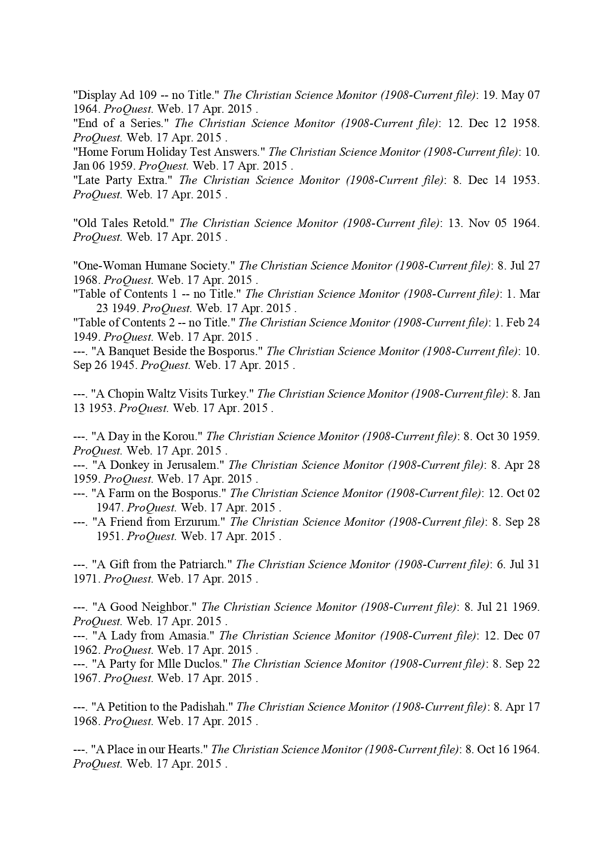 The Christian Science Monitor 